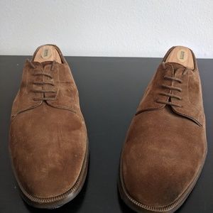 Gravati Medium Brown Suede Shoes Size 10